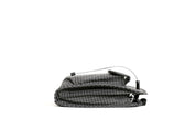 NIID NEO Nomad Pouch in Graphene Gray Ripstop, side profile flat lay showing compact folded shape and drawstring cords, white background.