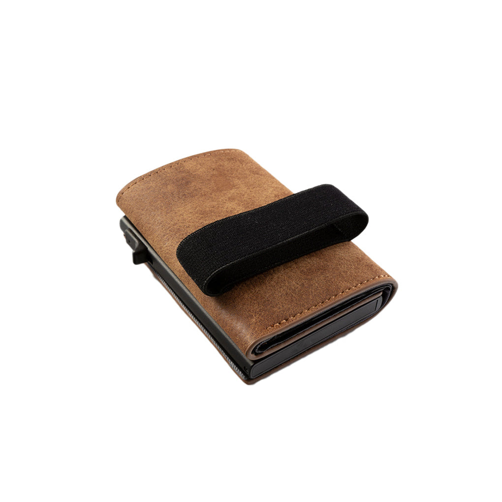 NIID Slide II Minimalist Wallet - Durable PU Leather Card Case