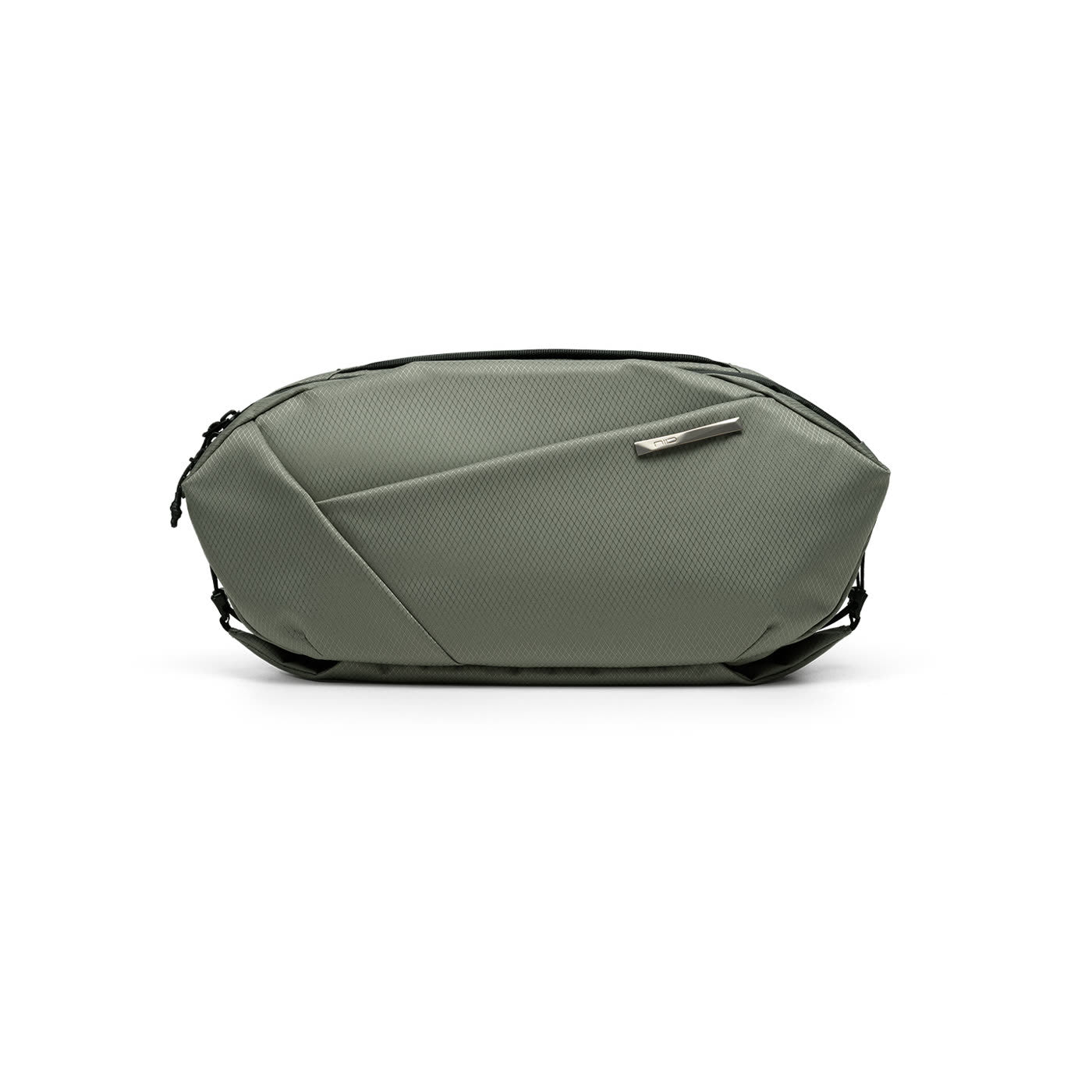 NIID N1L modular sling bag in Dewy Moss, a stylish unisex crossbody bag featuring a minimalist aesthetic and durable fabric, ideal for everyday carry and outdoor-inspired urban adventures.