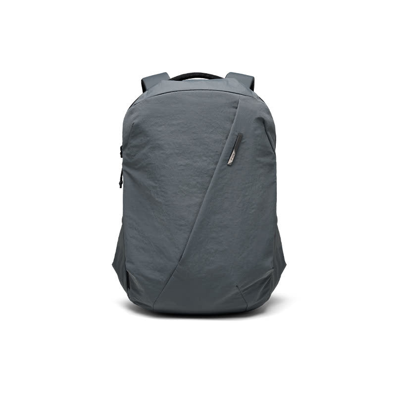 NIID N3 NEO Nomad modular backpack in Mineral Gray, featuring a durable grid pattern fabric, minimalist techwear design, and advanced urban storage system.