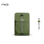 NIID NEO Nomad Pouch in Pine Green Ripstop fabric, a durable urban techwear EDC organizer bag