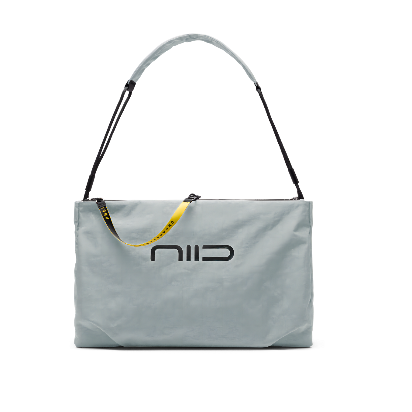 Buttercup lightweight daily tote bag, branded front logo and adjustable shoulder strap on plain white background.